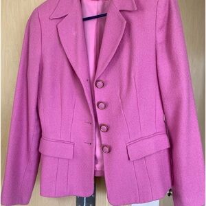 Ann Taylor Loft hot pink jacket/blazer size 6 gently used